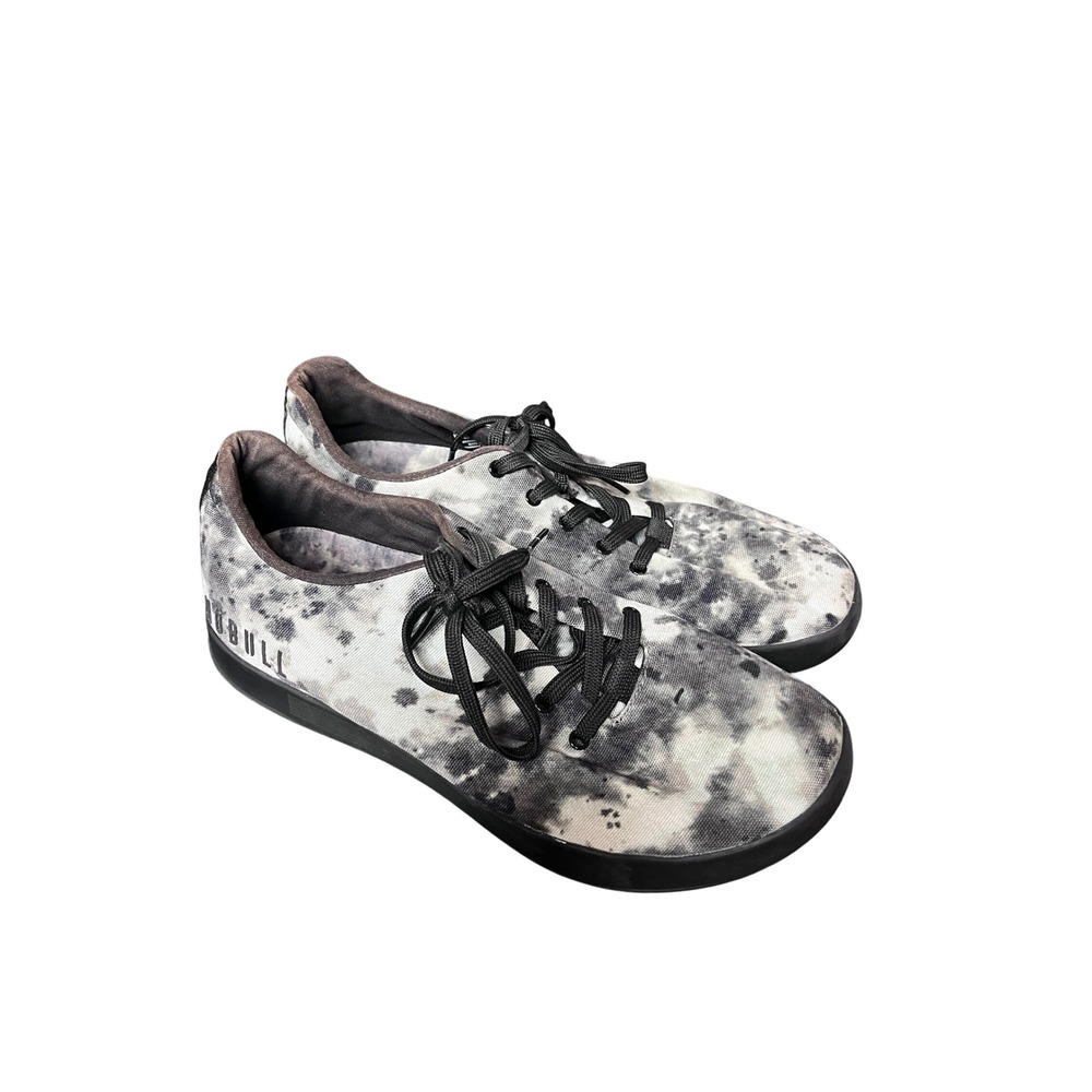 NOBULL Black and White Tie-Dye Sneakers
